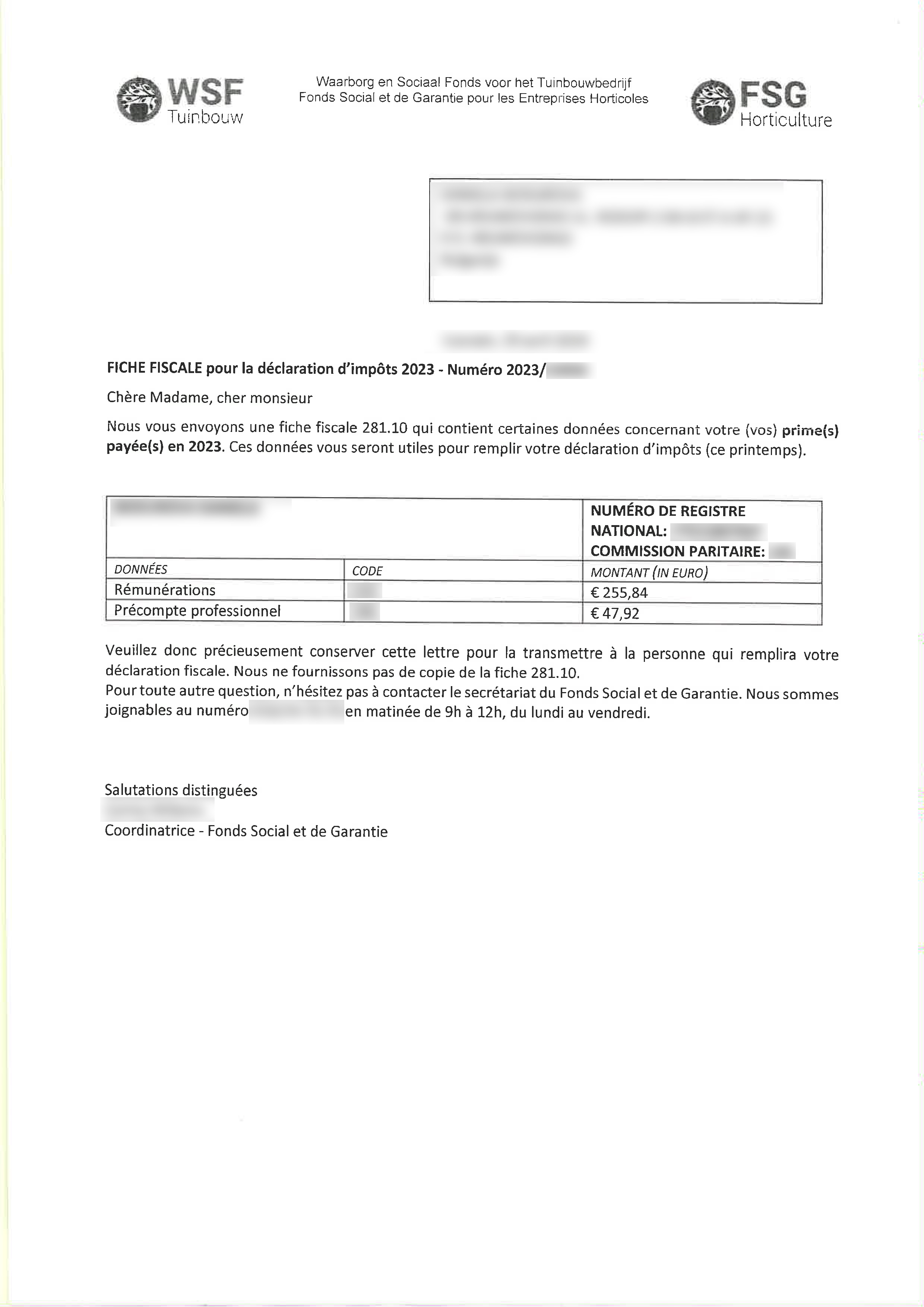 Refund your overpaid taxes from Belgium - Fiscale Fiche