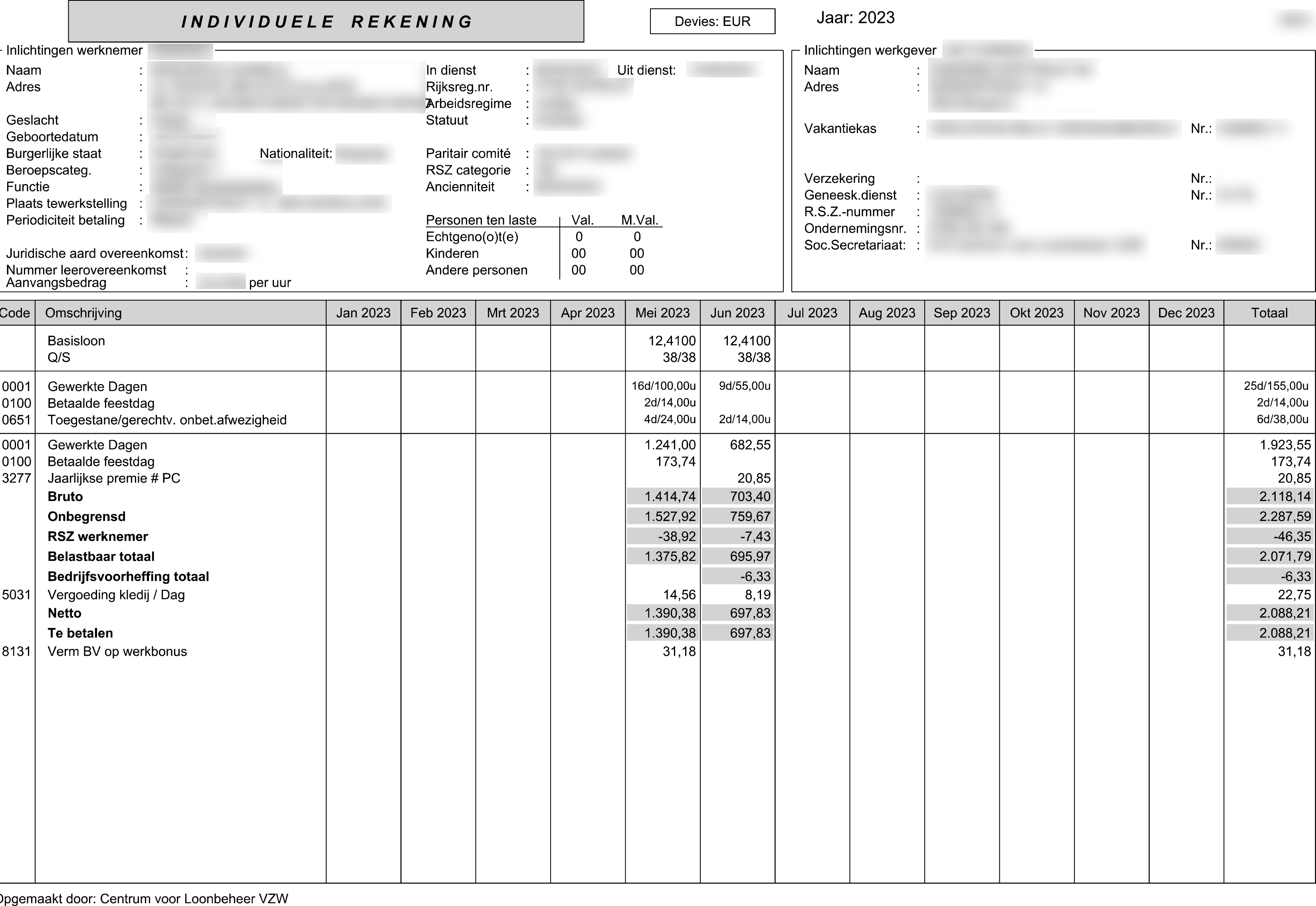 Refund your overpaid taxes from Belgium - Individuele rekening
