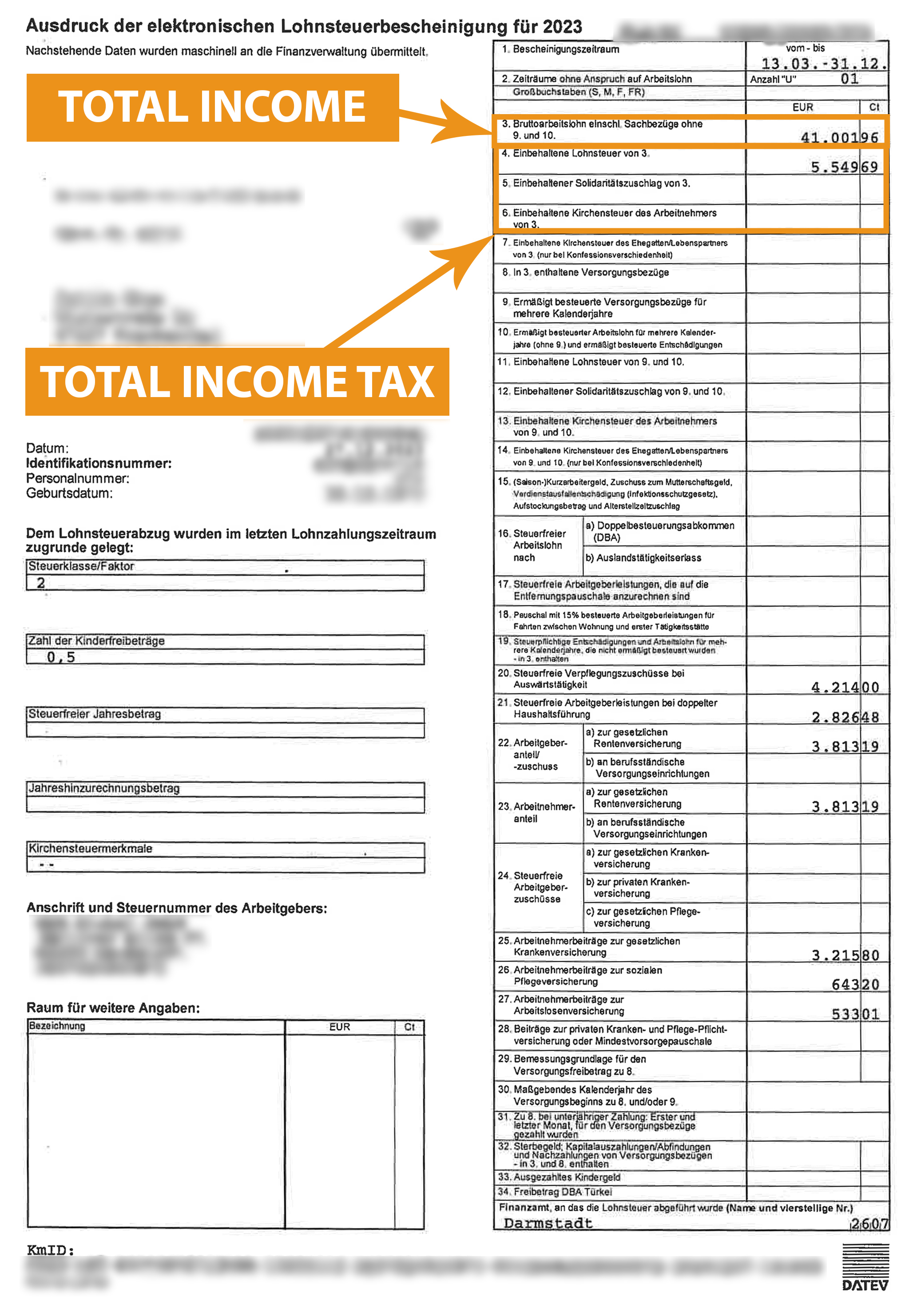 Refund your overpaid taxes from Germany - Lohnsteuerbescheinigung