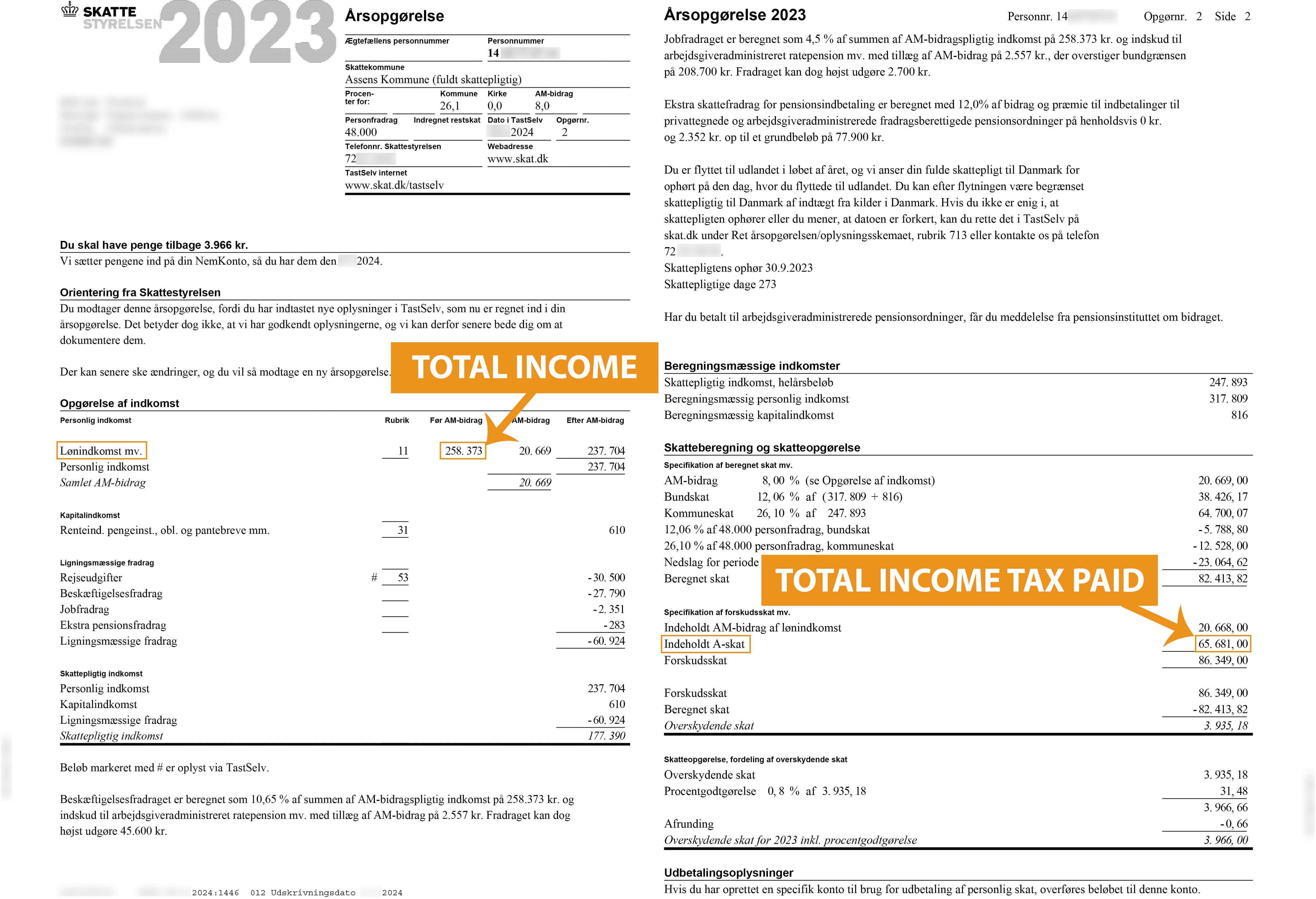 Danish tax services - Arsopgorelsel