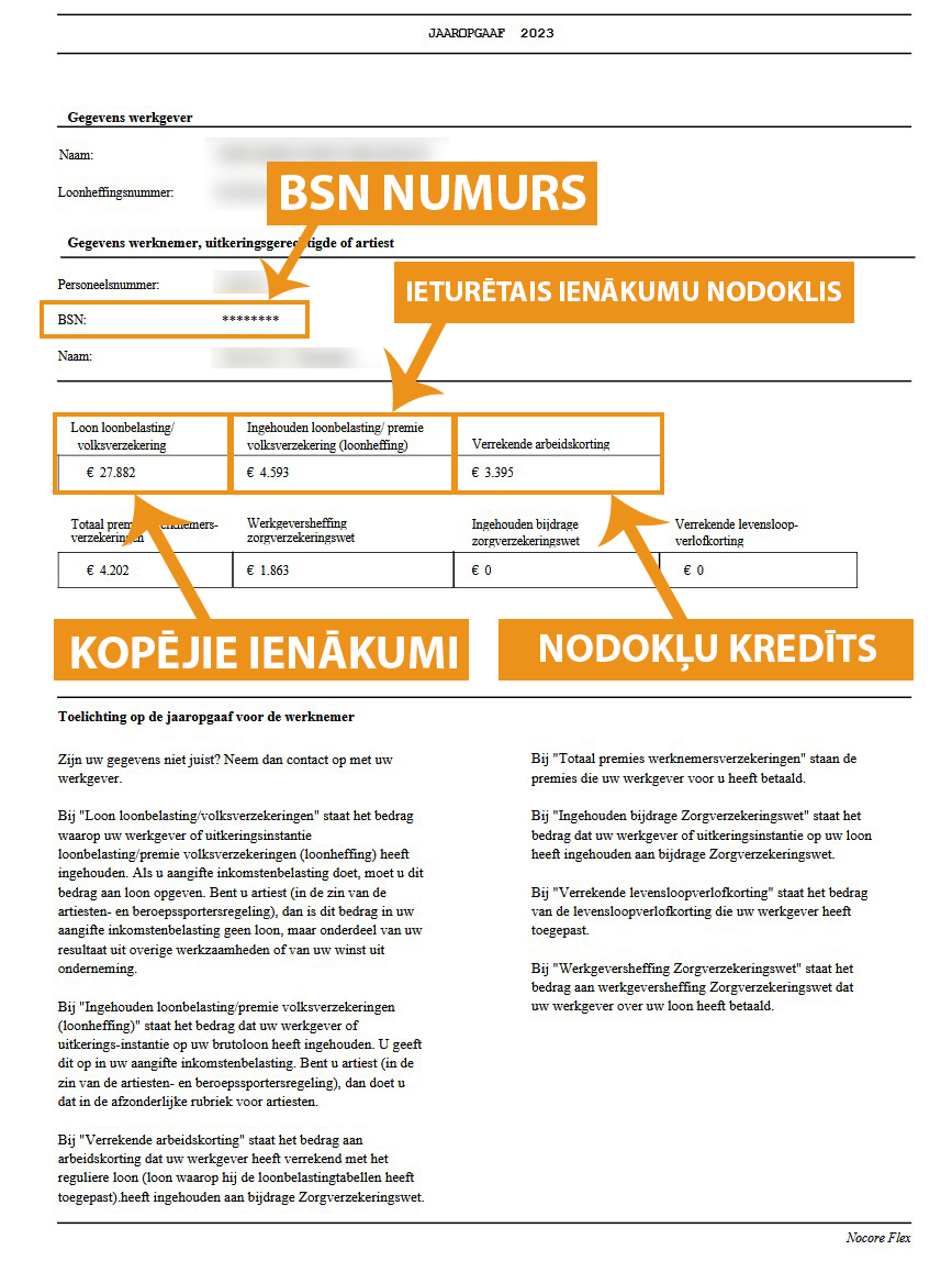 Atgrieziet pārmaksātos nodokļus no Nīderlandes - Jaaropgave