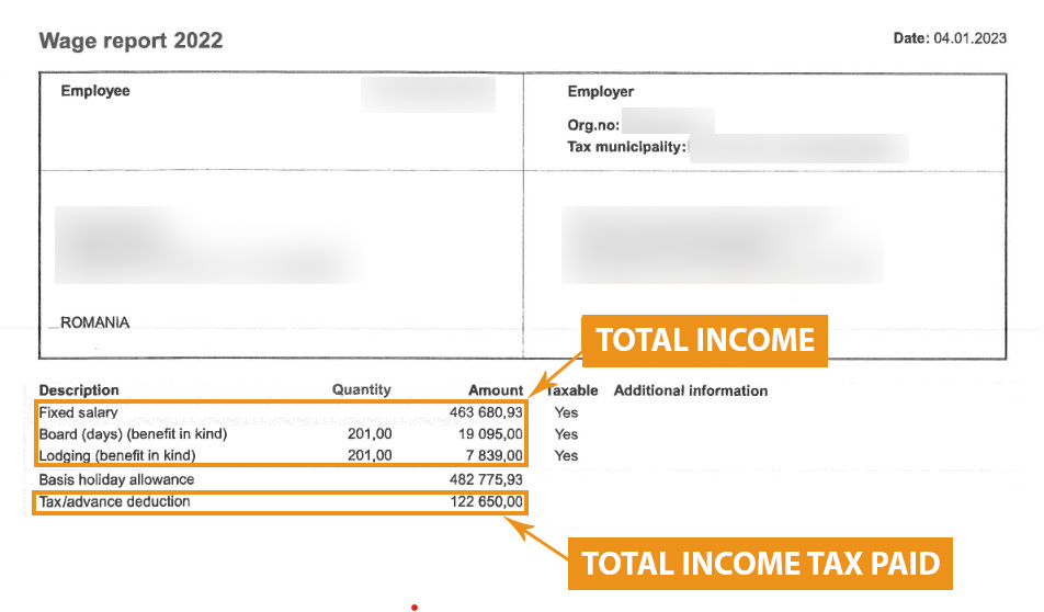 Refund your overpaid taxes from Norway - Arsoppgave