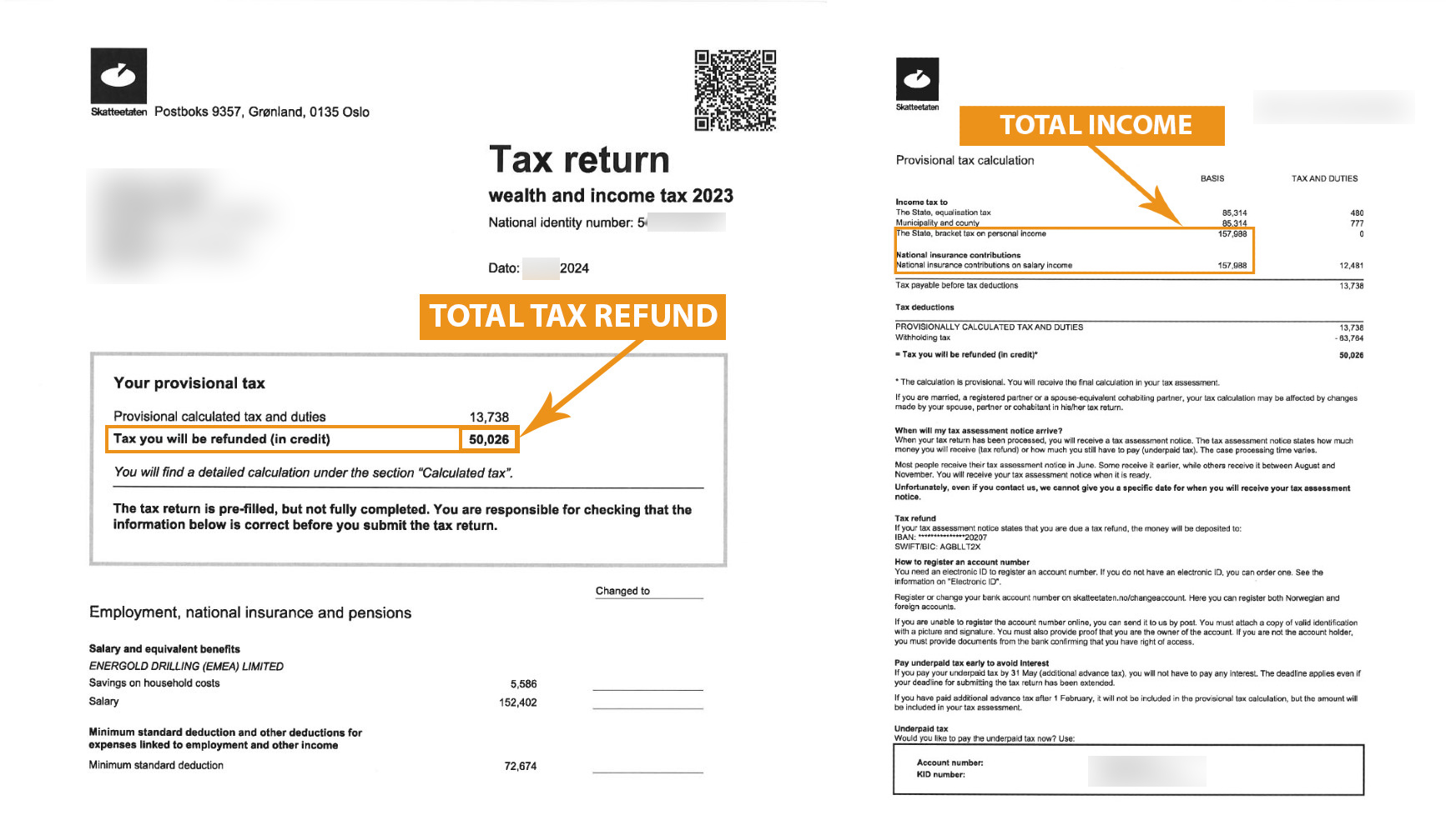 Refund your overpaid taxes from Norway - Skattemelding