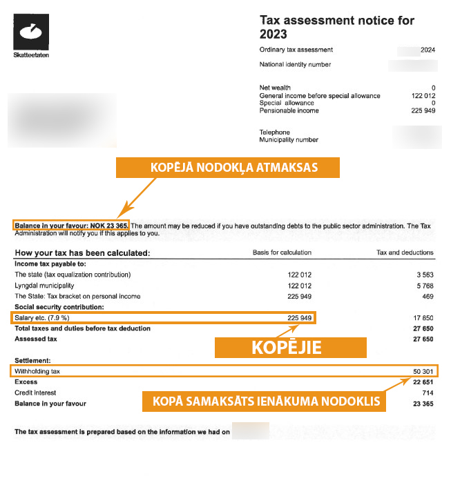 Atgūsti pārmaksātos nodokļus no Norvēģijas - Skatteoppgjor